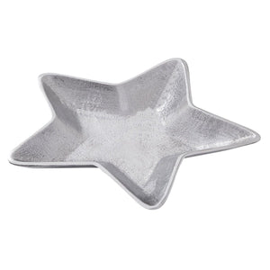 Schale – Massiv Aluminum, Stern Design, Silber Finish - Starlight | MVG Voglrieder