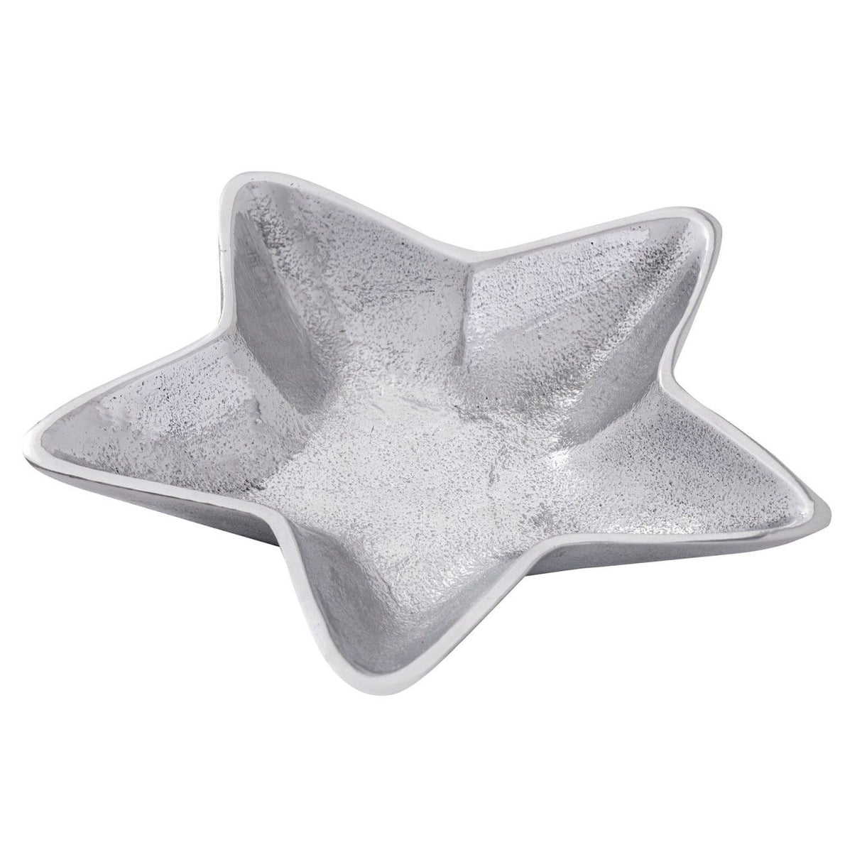 Schale – Massiv Aluminum, Stern Design, Silber Finish - Starlight | MVG Voglrieder