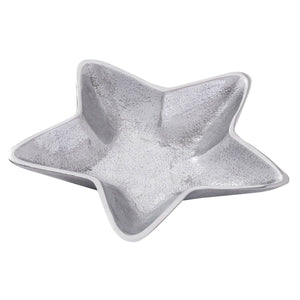 Schale – Massiv Aluminum, Stern Design, Silber Finish - Starlight | MVG Voglrieder