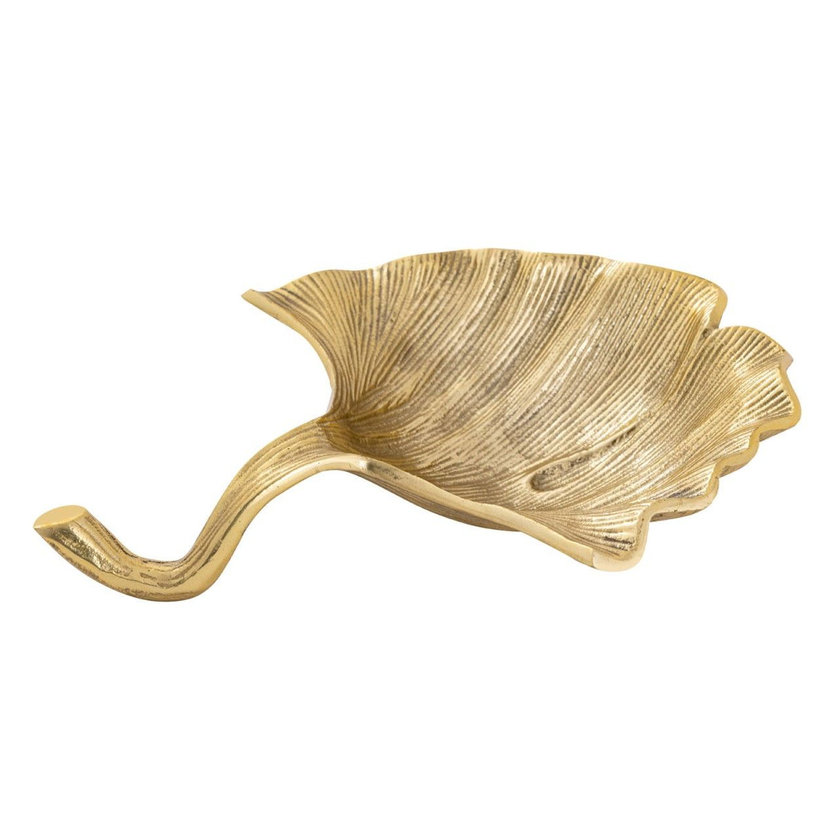 Schale – Aluminium Ginkgo Design, Gold Finish, Modern Stil - Leaf | MVG Voglrieder