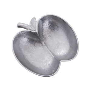 Schale – Aluminium Apfel Design,  Silber Finish, Modern Stil - Apple | MVG Voglrieder