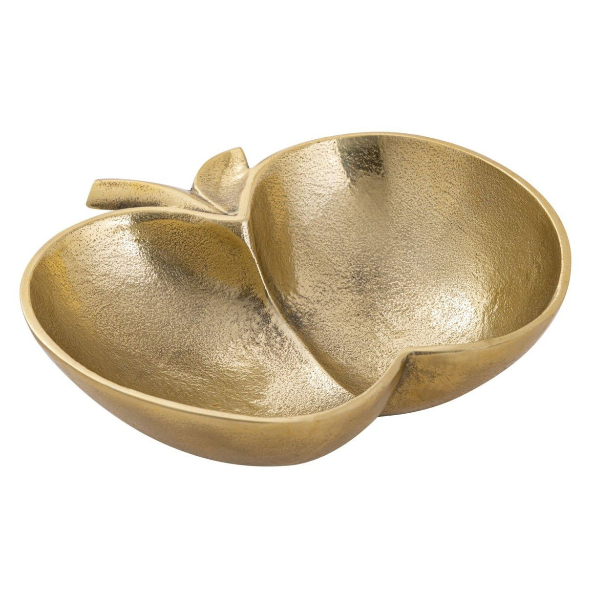 Schale – Aluminium Apfel Design, Gold Finish, Modern Stil - Apple | MVG Voglrieder