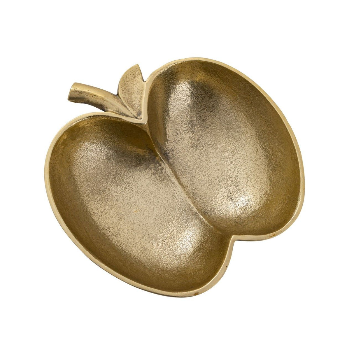 Schale – Aluminium Apfel Design, Gold Finish, Modern Stil - Apple | MVG Voglrieder