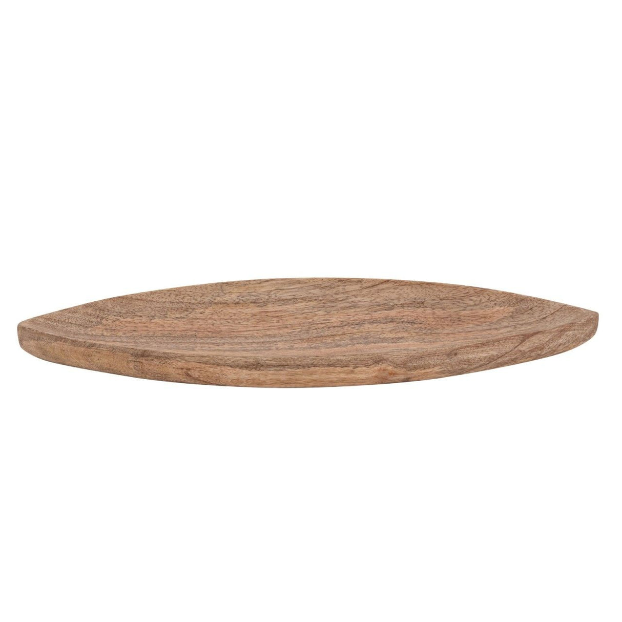 Dekoschale – Mango Holz Material, Bootsform, Natur Maserung | MVG Voglrieder