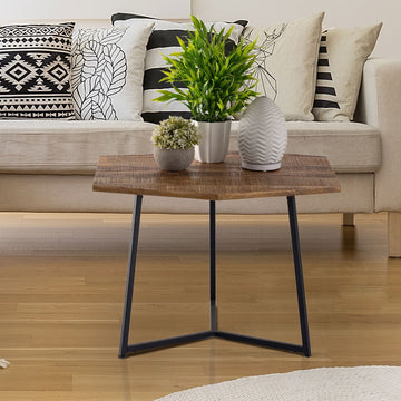 Couchtisch – Altholz, Metall Rahmen, Industrial Design - Inka | MVG Voglrieder