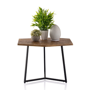 Couchtisch – Altholz, Metall Rahmen, Industrial Design - Inka | MVG Voglrieder