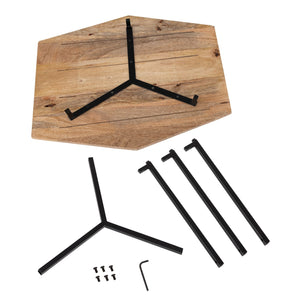 Couchtisch – Altholz, Metall Rahmen, Industrial Design - Inka | MVG Voglrieder
