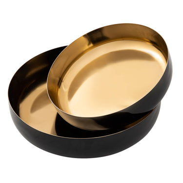 Decorative Bowl Snack Bowl Set, gilded metal, glossy enamel interior, elegant look – Glam | MVG Voglrieder