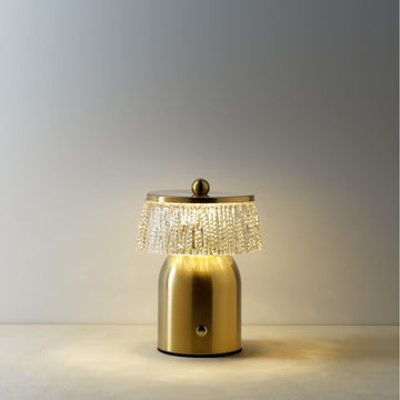 Table Lamp – Iron Design, USB Rechargeable, Dimmable Brightness – Disco Muffin | Bazar Bizar Antwerp