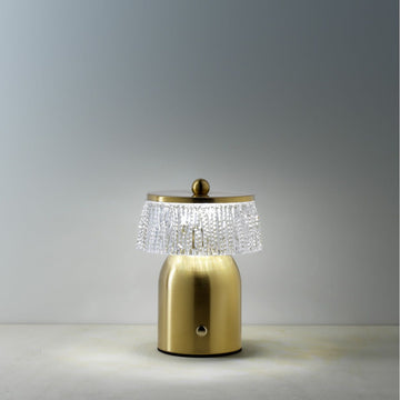 Table Lamp – Iron Design, USB Rechargeable, Dimmable Brightness – Disco Muffin | Bazar Bizar Antwerp