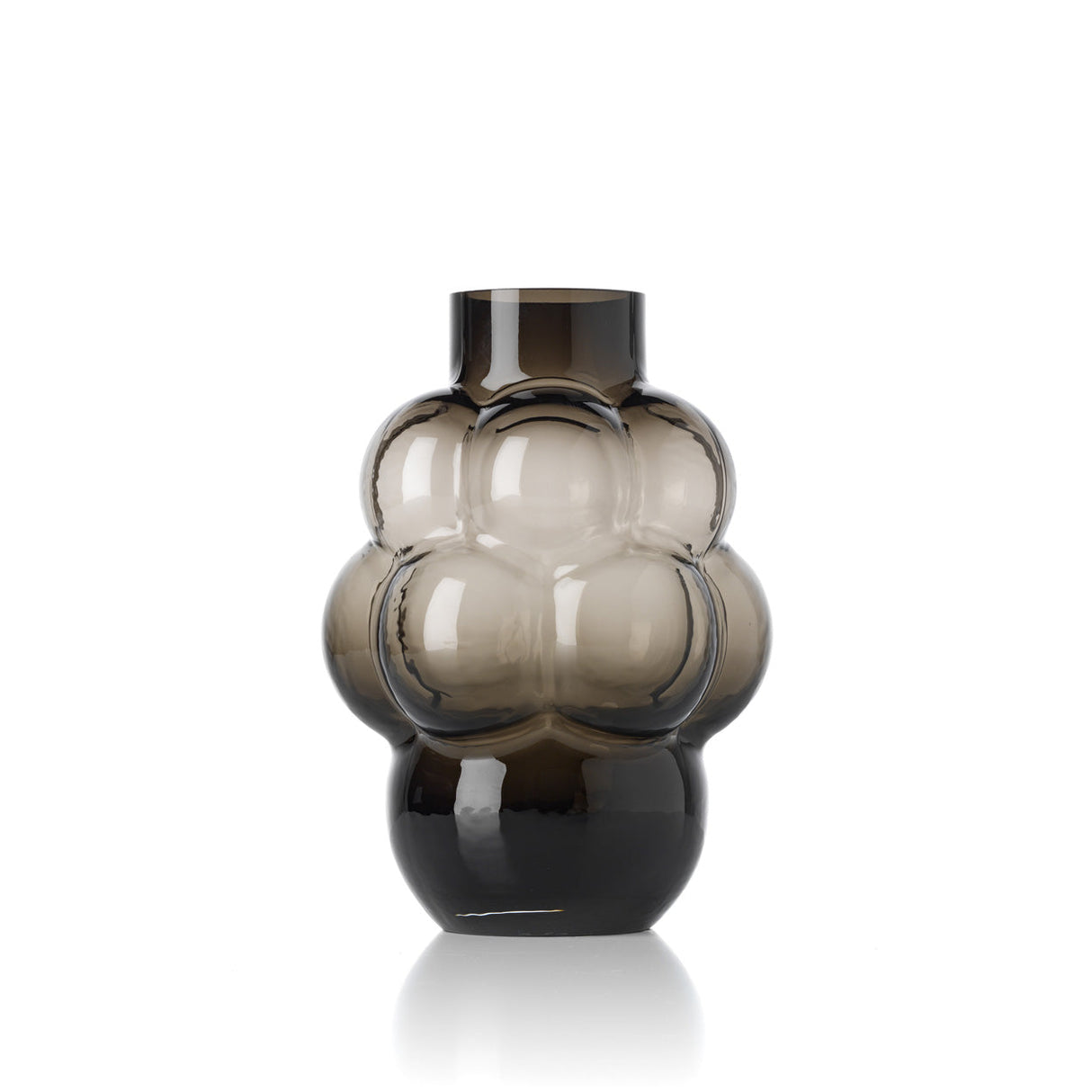 Vase - Recycled Glass, Grape Shape, Organic Silhouette, L - Grape | Bazar Bizar Antwerp