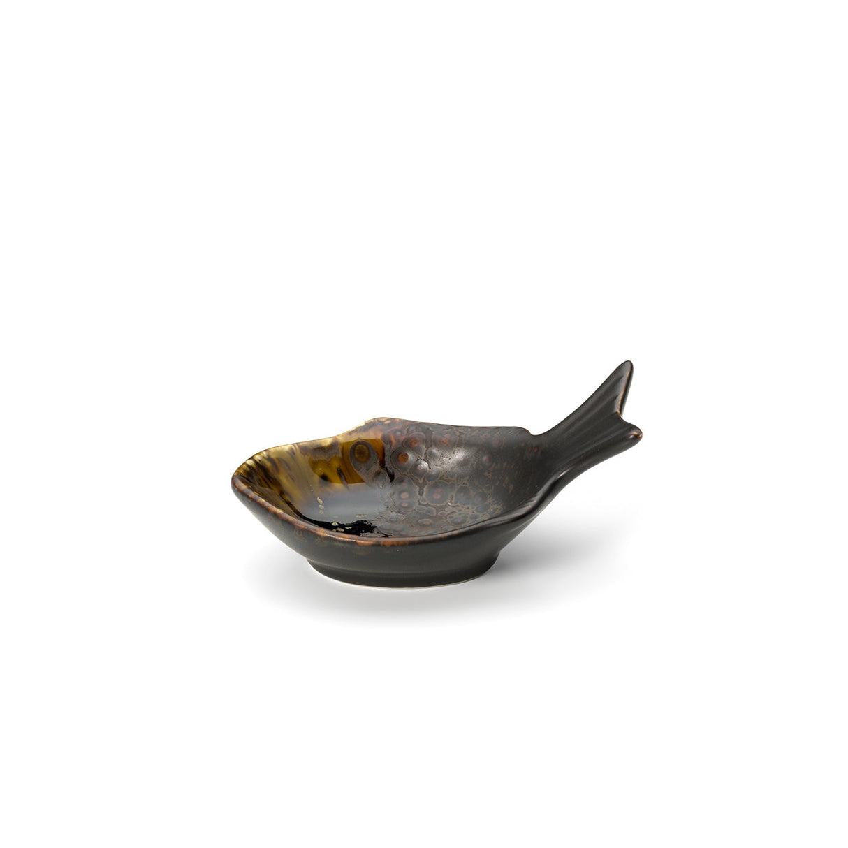 Schale – Keramikmaterial, Fischform Design, Glasierte Oberfläche – Merapi | Bazar Bizar Antwerp