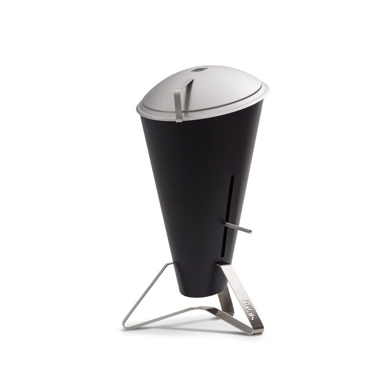 Charcoal Grill - Stainless Steel Steplessly Heat-Adjustable – Cone | höfats