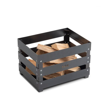 Feuerkorb – Cortenstahl, Multifunktionales Design, Rostpatina - CRATE | höfats