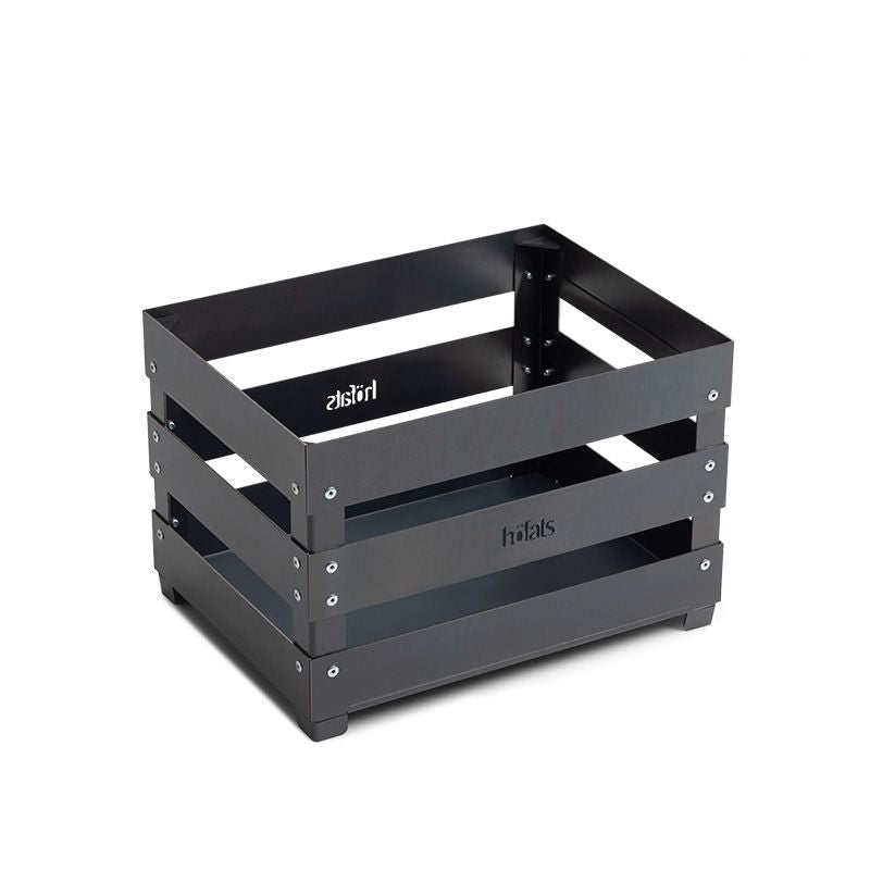 Feuerkorb – Cortenstahl, Multifunktionales Design, Rostpatina - CRATE | höfats