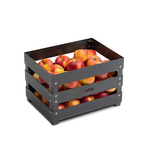 Feuerkorb – Cortenstahl, Multifunktionales Design, Rostpatina - CRATE | höfats