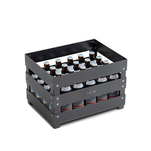 Feuerkorb – Cortenstahl, Multifunktionales Design, Rostpatina - CRATE | höfats