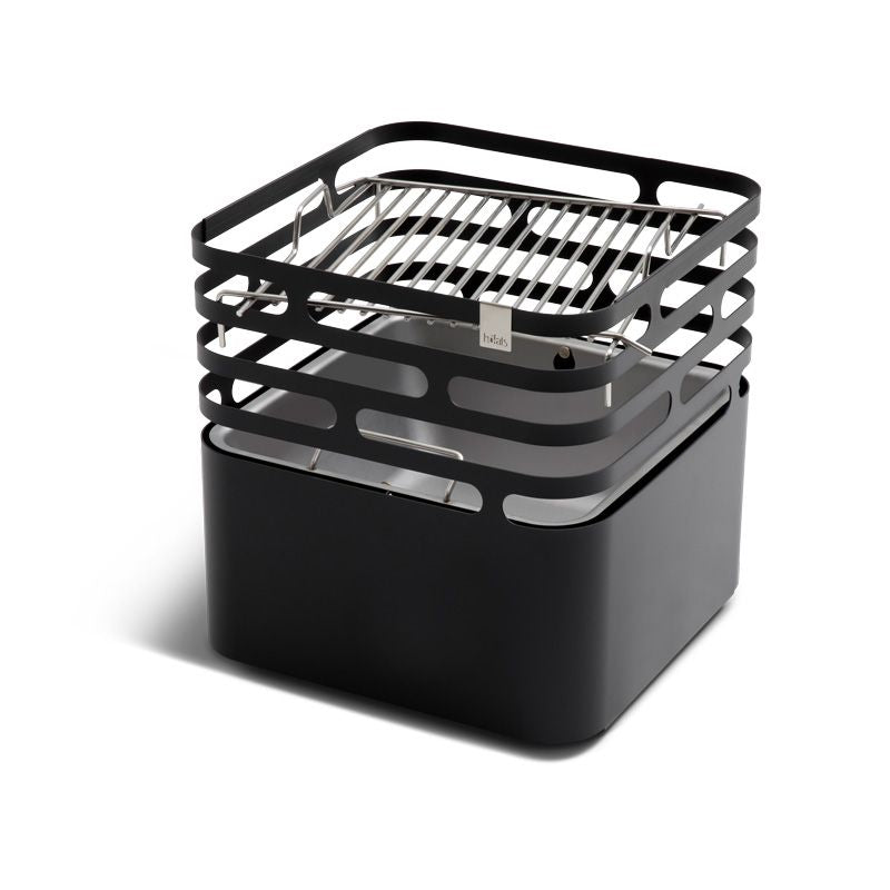 Grillrost – Massiver Edelstahl, Höhenverstellbar, Integrierte Griffe - CUBE | höfats