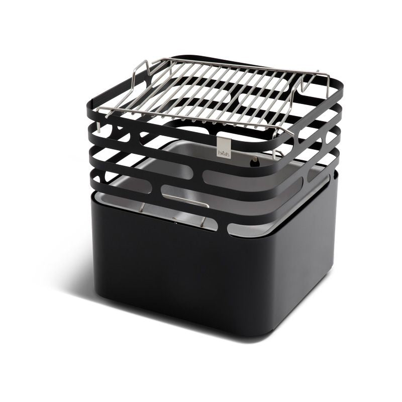 Grillrost – Massiver Edelstahl, Höhenverstellbar, Integrierte Griffe - CUBE | höfats