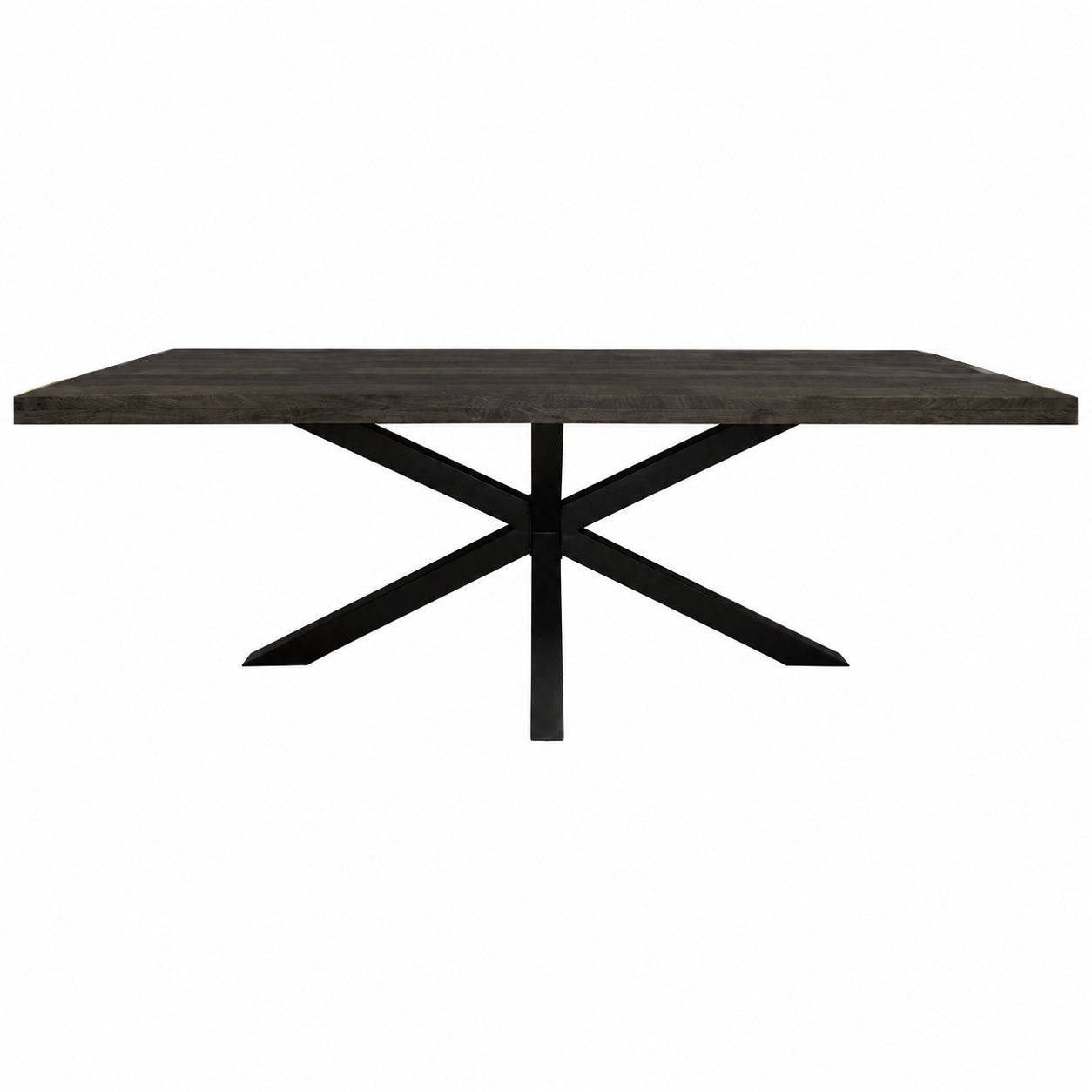 Esszimmertisch – Mangoholz Material, Metallgestell, Rechteckig Design, 180 cm - Denver | Starfurn