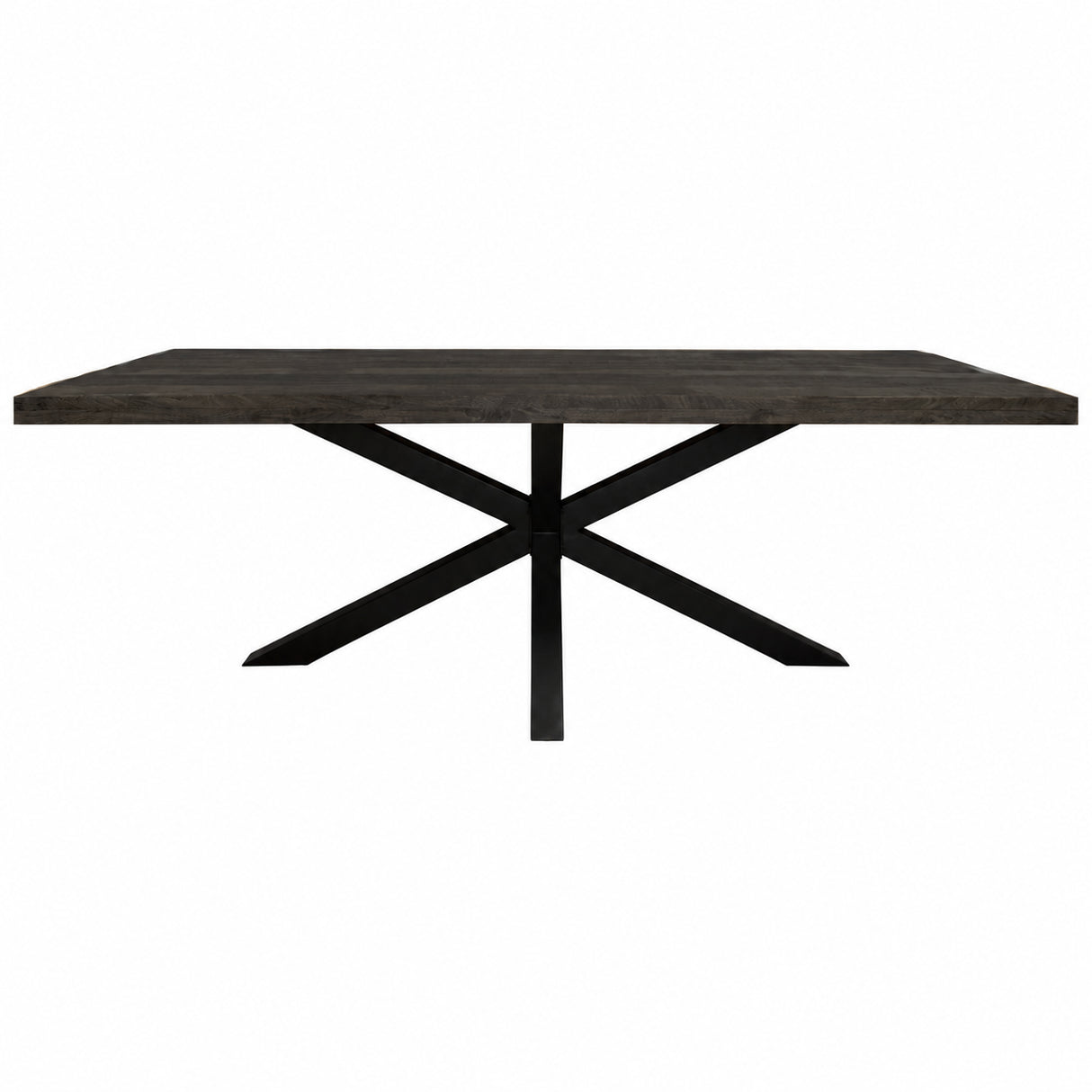 Esszimmertisch – Mangoholz Material, Metallgestell, Rechteckig Design, 180 cm - Denver | Starfurn
