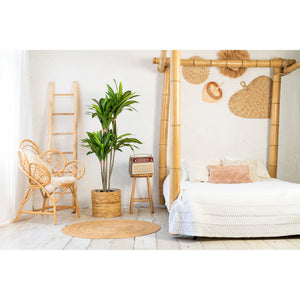 Kunstpflanze – Kunststoffmaterial, Tropisches Design, Mehrstämmige Form - Dracaena Fragrans | NeverLeafs