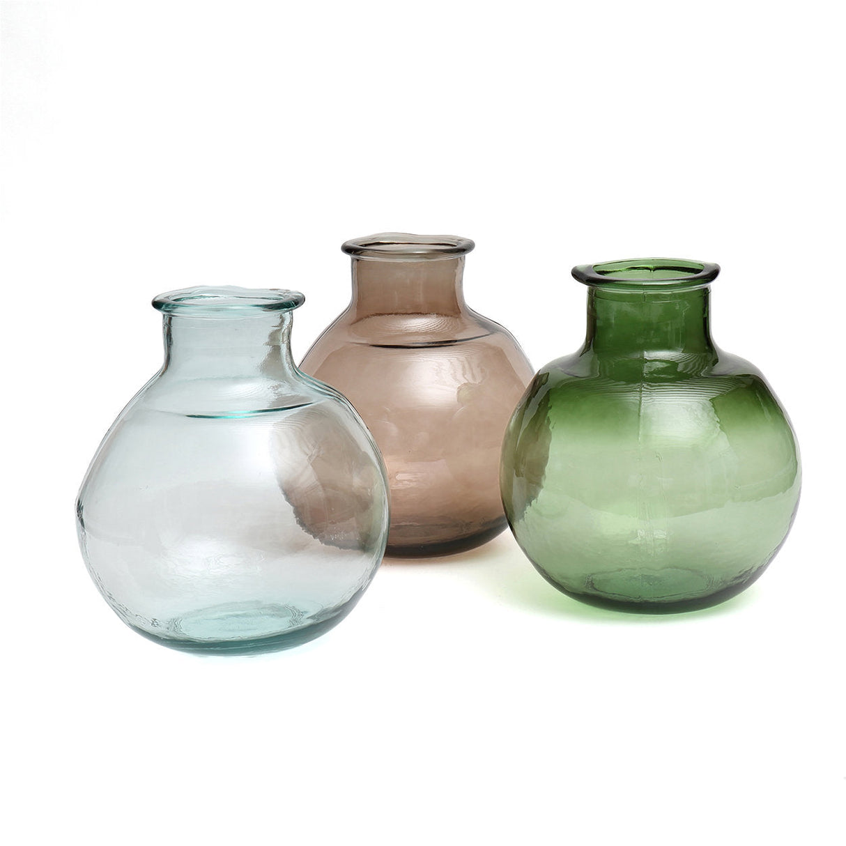 Vase – Recyceltes Glas, Organisches Design, Blasenform - Yugang | Bazar Bizar Antwerp