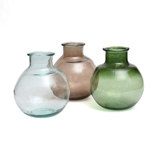 Vase – Recyceltes Glas, Organisches Design, Blasenform - Yugang | Bazar Bizar Antwerp