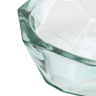 Schale – Recyceltes Glas, Origami Design, Kantige Linien, M – Origami | Bazar Bizar Antwerp