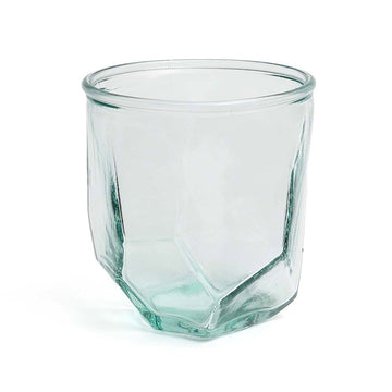 Drinking Glass – Origami Design, Recycled Glass, Modern Silhouette – Origami | Bazar Bizar Antwerp