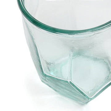 Drinking Glass – Origami Design, Recycled Glass, Modern Silhouette – Origami | Bazar Bizar Antwerp