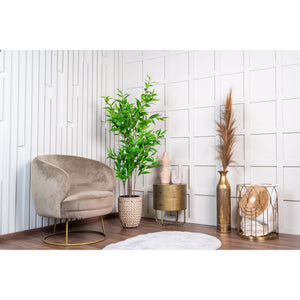 Kunstpflanze – Kunststoffmaterial, Natürliches Design, Realistisches Blattdesign, 160 cm - Eucalyptus | NeverLeafs