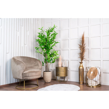 Kunstpflanze - Realistische Blätter, Pflegefrei, Moderner Look (180 cm) – Eucalyptus Deluxe | Neverleafs