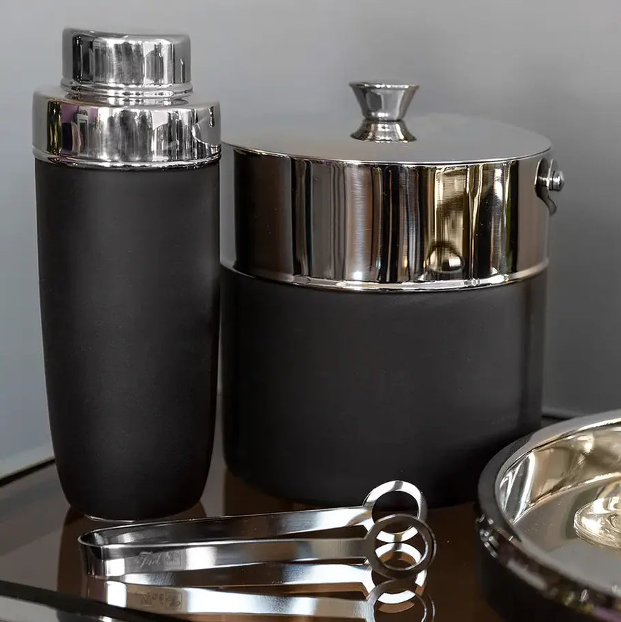Eiswürfeleimer – Schwarzer Stahl, Mattes Finish, Exklusiver Look - Andor | Fink Living