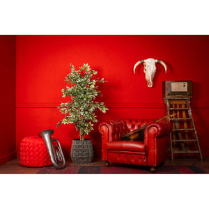 Kunstpflanze – Kunststoffmaterial, Natürliches Design, Realistische Blätter, 140 cm - Ficus | NeverLeafs