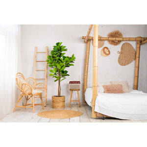 Kunstpflanze – Kunststoffmaterial, Natürliches Design, Geigenblätter - Fiddle Leaf Fig | NeverLeafs