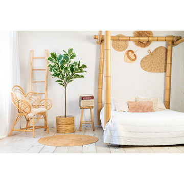 Artificial Plant - Realistic Leaves High-Quality Plastic Easy-Care (160 cm) - Ficus | NeverLeafs