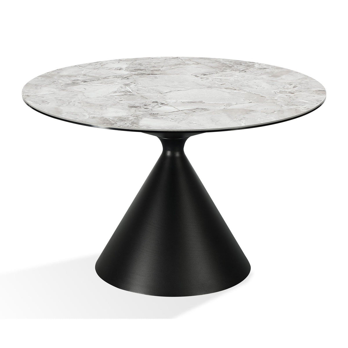 Dining Table - Sintered Stone Top, Heat and Scratch Resistant, Conical Metal Base – Winston | Modus Furniture International