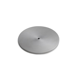 Candle base – Stainless steel construction, brushed finish, stable stand – GRAVITY CANDLE | höfats