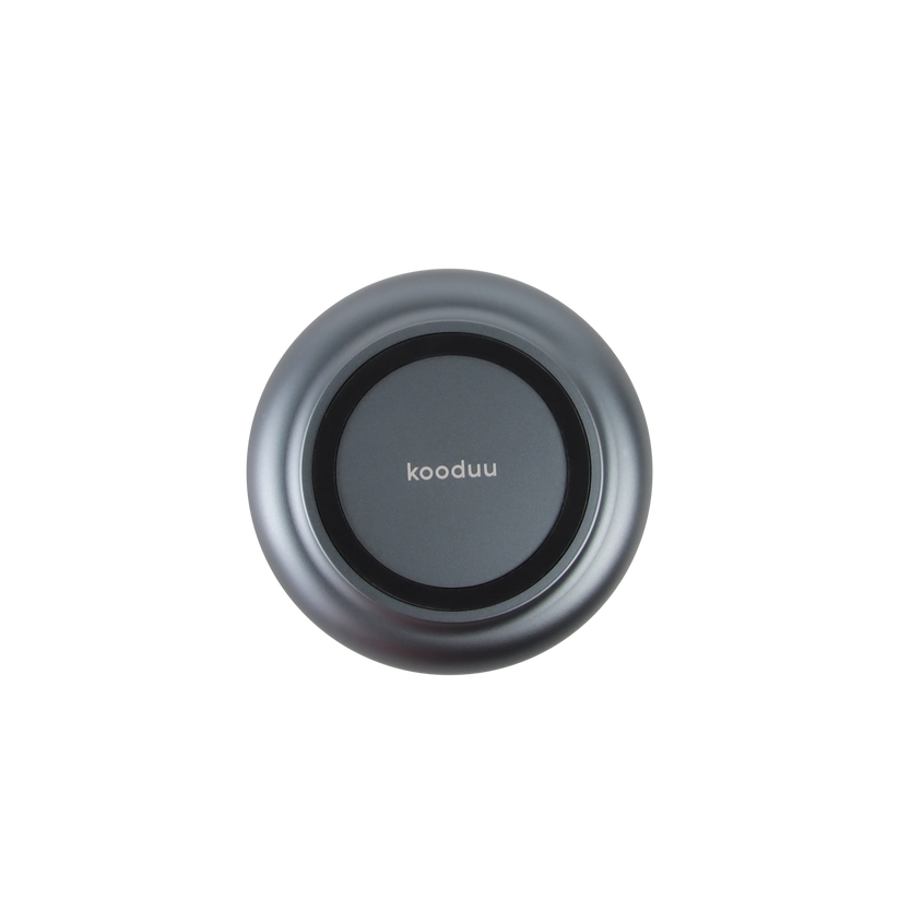 Windlicht aus eloxiertem Aluminium mit gebürstetem Ring und Glasaufsatz – Glow 08 | Kooduu