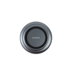 Windlicht aus eloxiertem Aluminium mit gebürstetem Ring und Glasaufsatz – Glow 08 | Kooduu