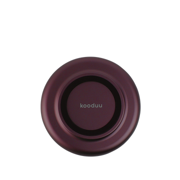Glass and Aluminum Candle Holder with Modern Design and LED Candle Compatibility, Purple – Glow 10 | Kooduu
