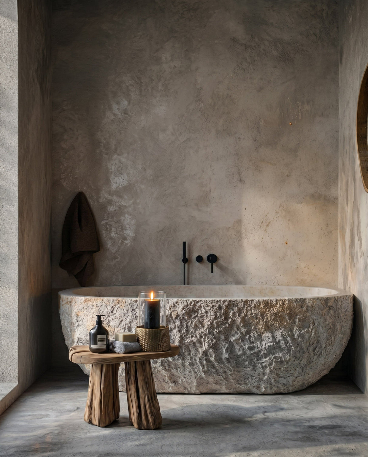 Kerzenhalter – Aluminium Material, Messing Ton, Krokodil Muster, 24cm Höhe - Croco | Bazar Bizar Antwerp