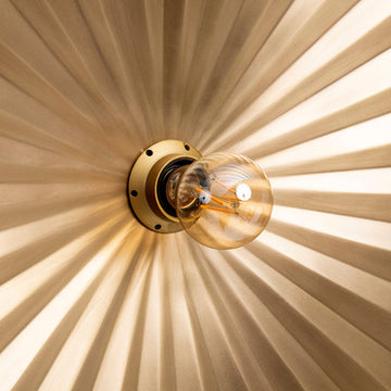 Wall light – Iron Brass finish, Round Shape, Oriental Design, M – Tsijn Tsjin | Bazar Bizar Antwerp