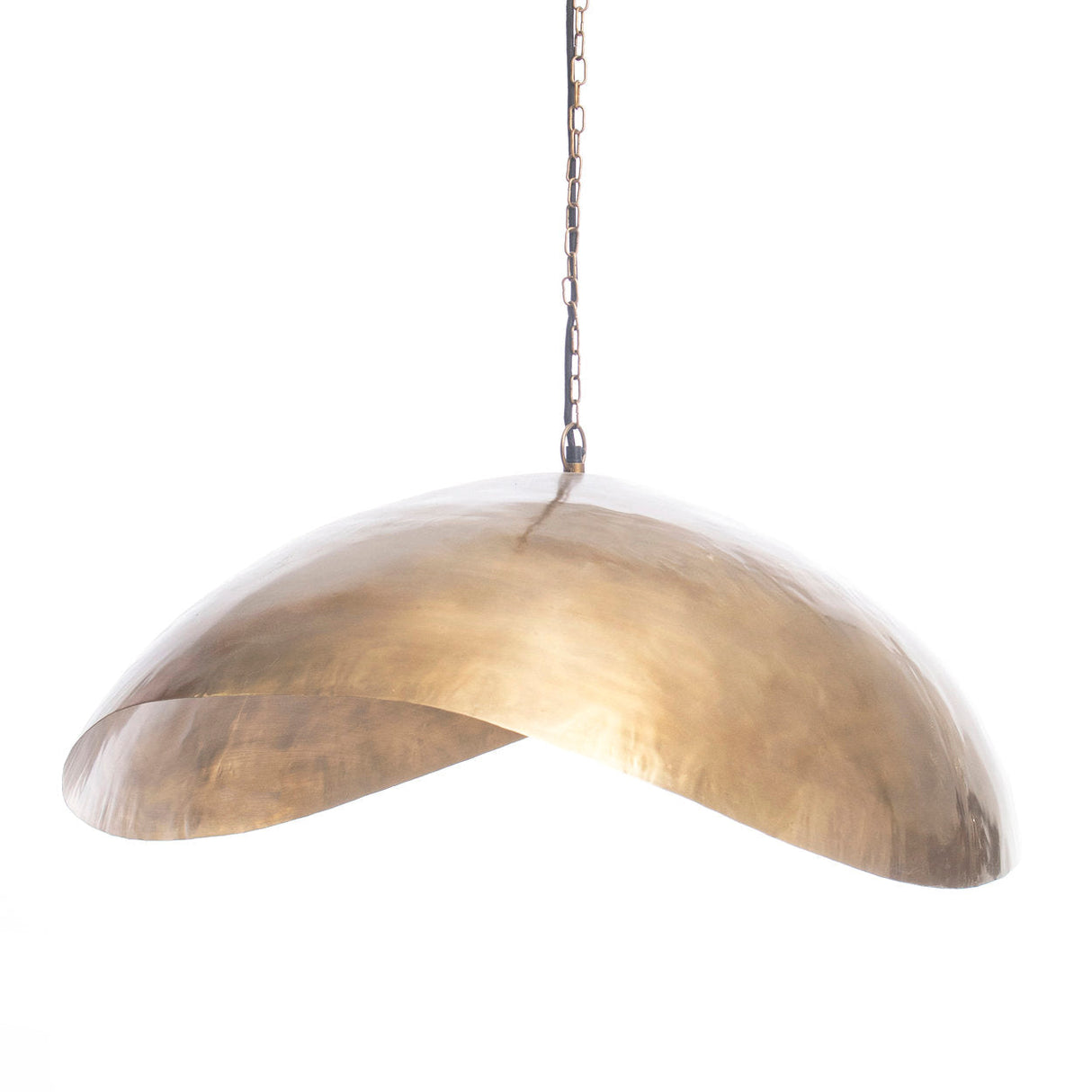 Pendelleuchte – Eisenmaterial, Messing Finish, Organische Form, XL - Fortune Cookie | Bazar Bizar Antwerp