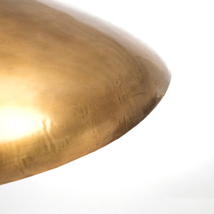Pendelleuchte – Eisenmaterial, Messing Finish, Organische Form, XL - Fortune Cookie | Bazar Bizar Antwerp