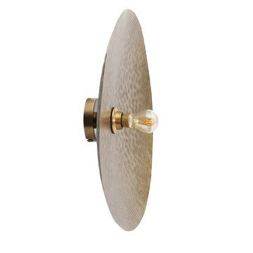 Wall lamp - Brass Finish, Round Shape, Warm Light, M - Full Moon | Bazar Bizar Antwerp