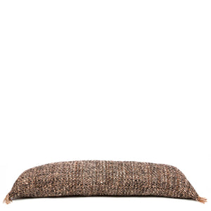 Kissenbezug – Baumwolle Material, Boho Stil, Schwarz Kupfer Ton, 35x100 cm - Oh My Gee | Bazar Bizar Antwerp