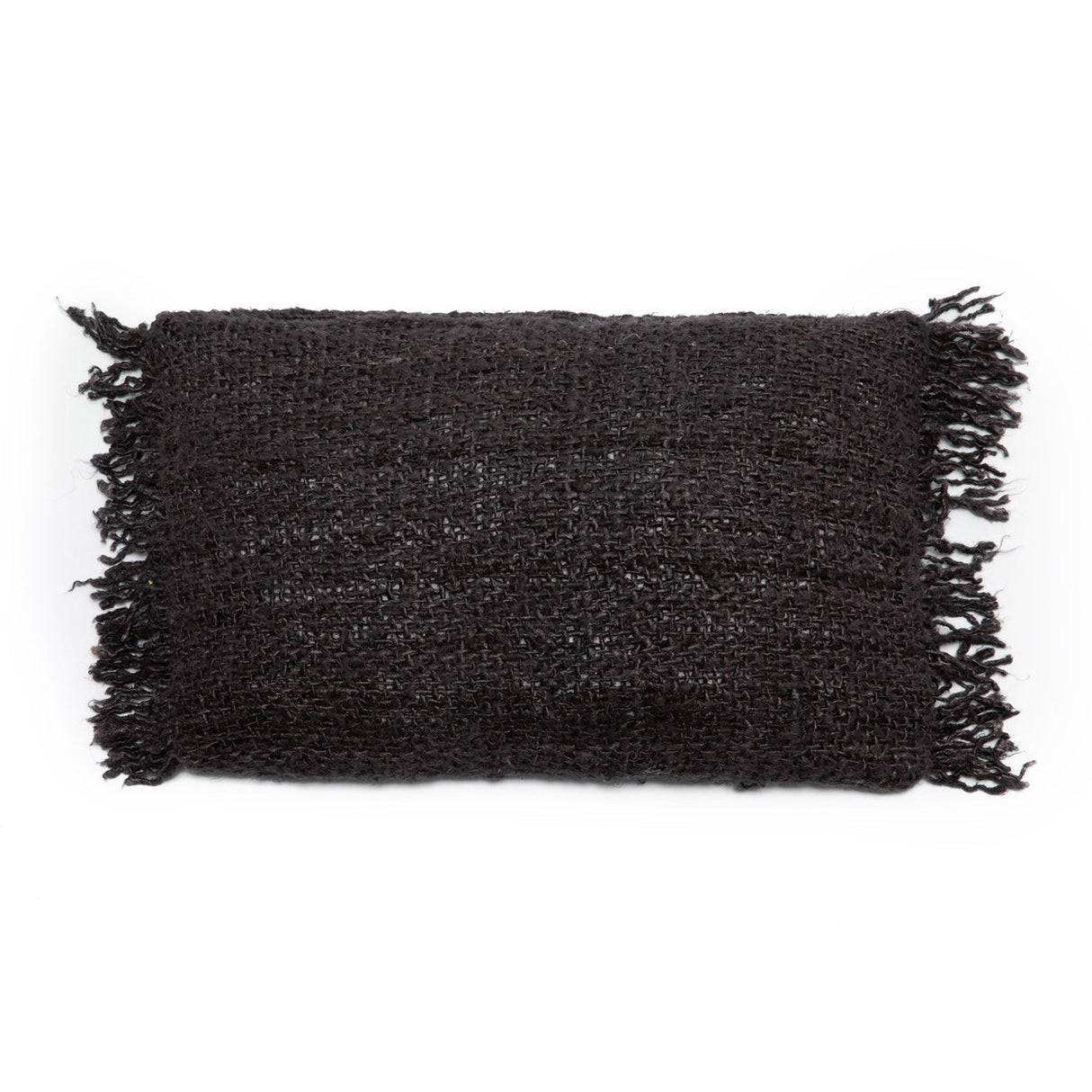 Kissenbezug – Baumwolle Material, Boho Stil, Schwarz Marine Ton, 30x50 cm - Oh My Gee | Bazar Bizar Antwerp