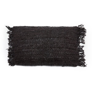 Kissenbezug – Baumwolle Material, Boho Stil, Schwarz Marine Ton, 30x50 cm - Oh My Gee | Bazar Bizar Antwerp